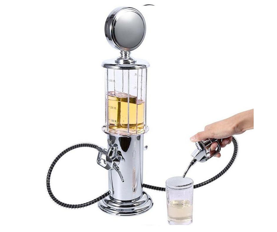Double Guns Beer/Wine/Liquor Dispenser Metal Pump Gas Station Alcohol Liquid Soft Drink Beverage Pourer Machine Bar Beer Tools