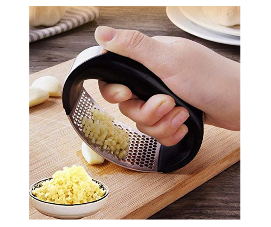 Presser Curved Garlic Grinding Slicer Chopper