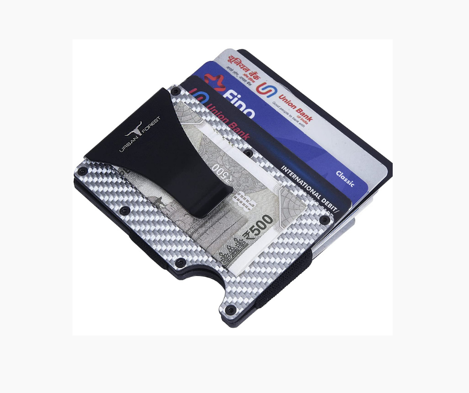 Silver Metal Card Holder