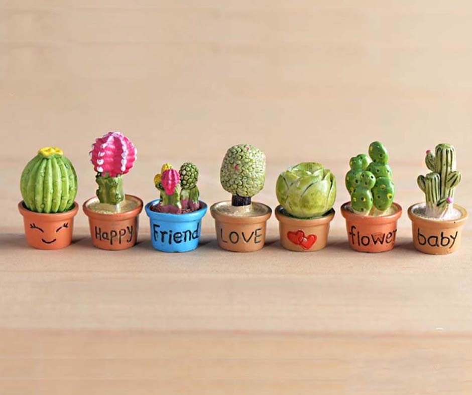 Artificial Mini Flower Trees Miniature Plants